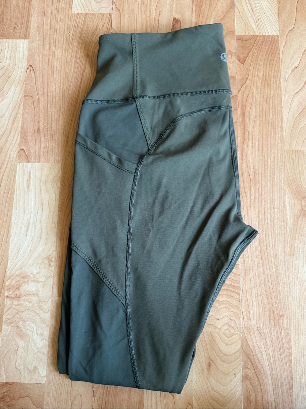 lululemon athletica Olive Green High-Rise Leggings